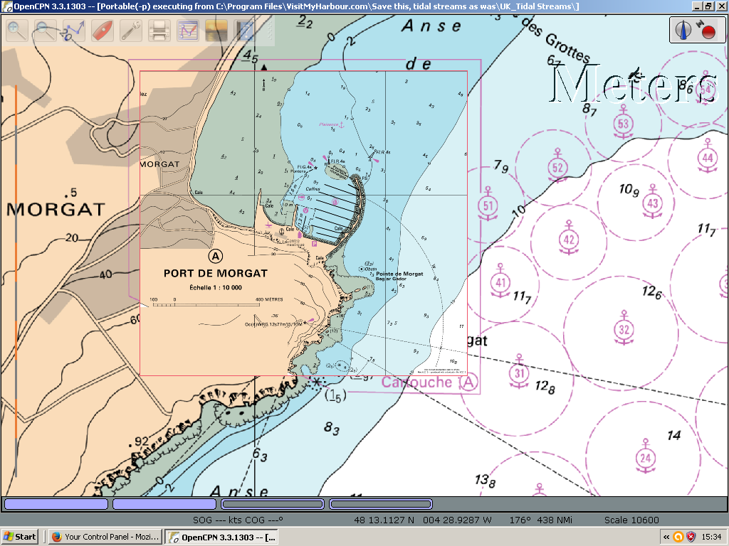 carte marine pour opencpn