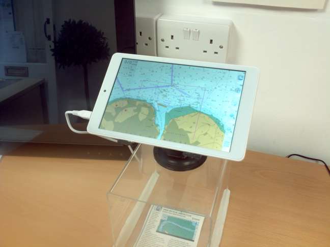tablet chartplotter