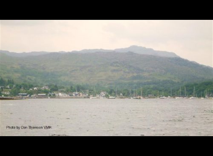 Aproaching the Arisaig anchorage on a grey day