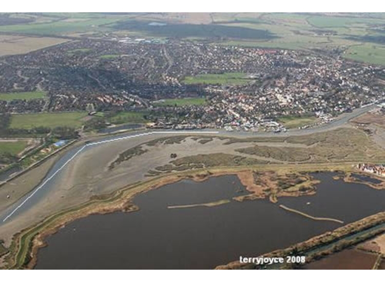 Aerial Photo of Maldon, looking SW