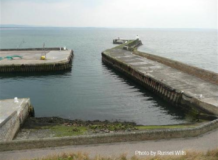 Burghead Harbour entrance