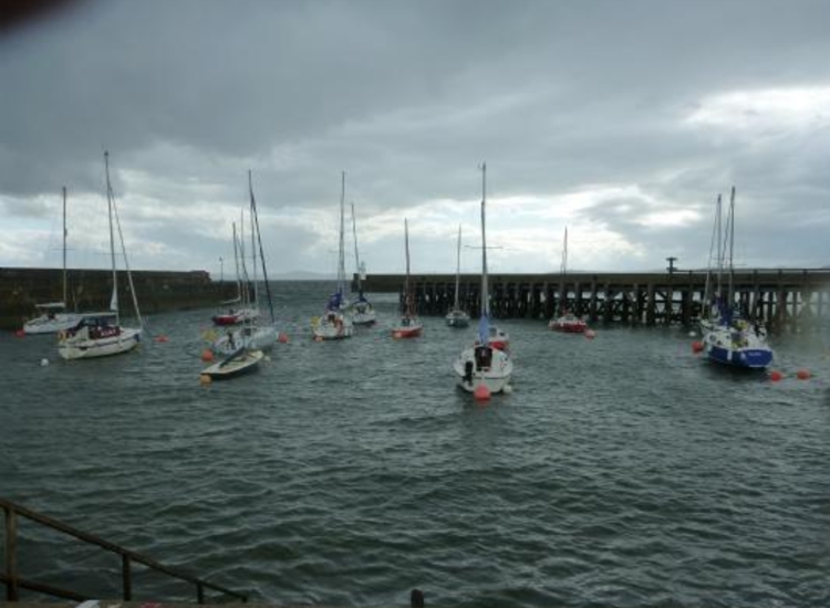 Moorings from the shore