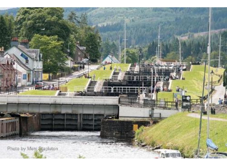 Img5. Fort Augustus Lock Flight