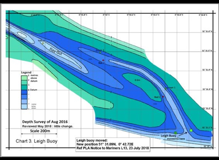 Leigh buoy new position 2018