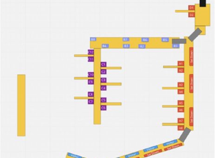 Cove pontoon layout