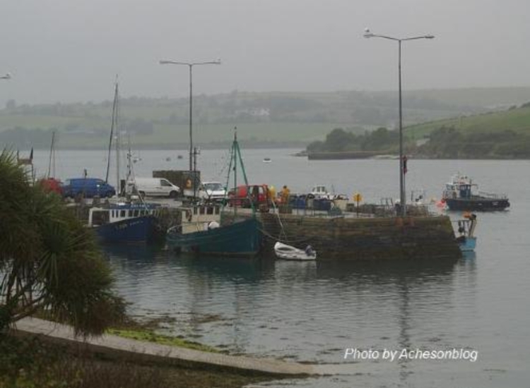 Courtmacsherry Pier with Burren Pier in Background