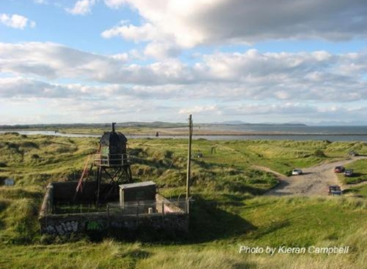 Drogheda channel from disused Lighthouses on South shore. No 3 mark centre
