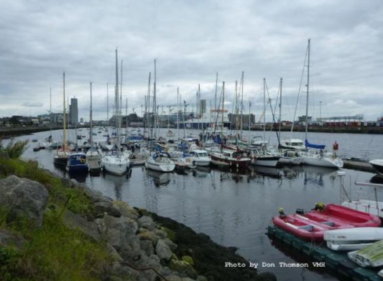 Poolbeg Marina looking West
