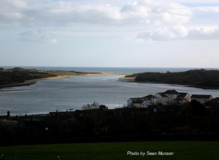 Dundrum anchorage looking seaward from Dundrum Castle