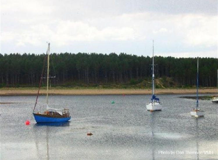 Findhorn Looking across athe last PHM and first SHM