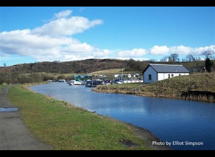 Auchinstarry Marina from the West