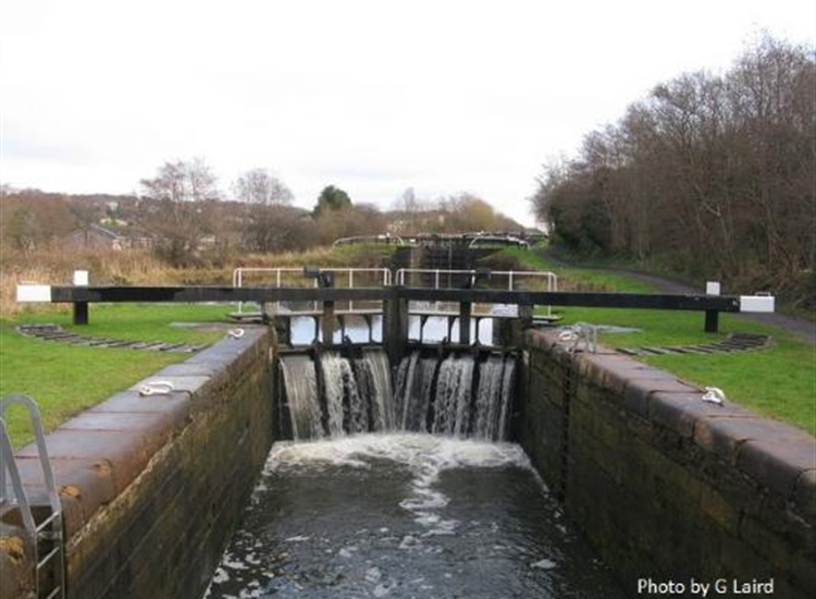 Three of the five Clobber Hill Locks