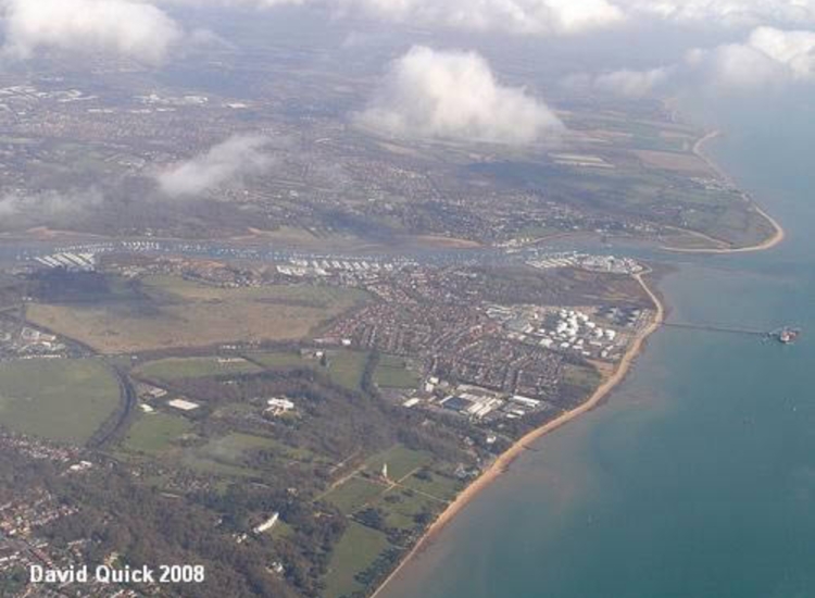 1.Entrance to Hamble River, looking southwards