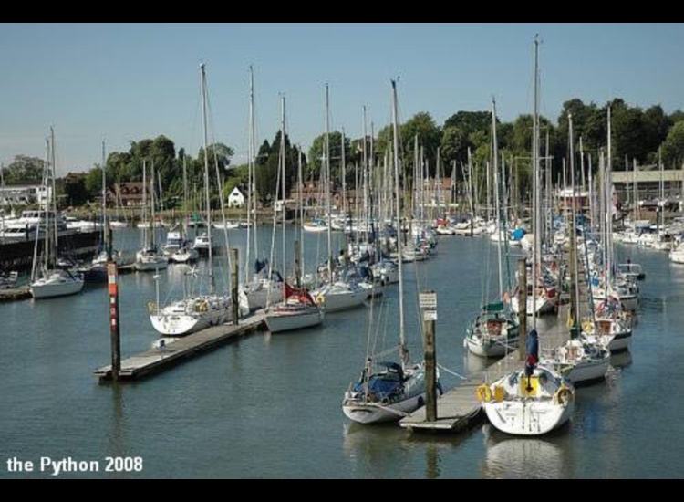 Isolated pontoon berths