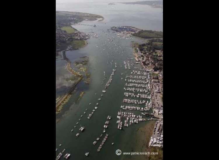 Port Hamble Marina with Hamble Point Marina further down river