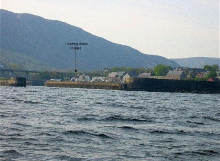 Helmsdale harbour entrance