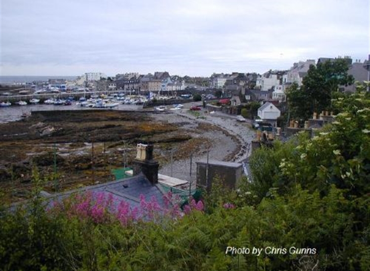 Port St Mary. Inner harbour from the NNW