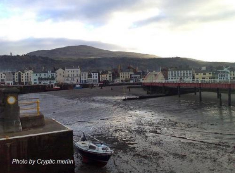 Ramsey. Looking SW from knuckle on North Pier
