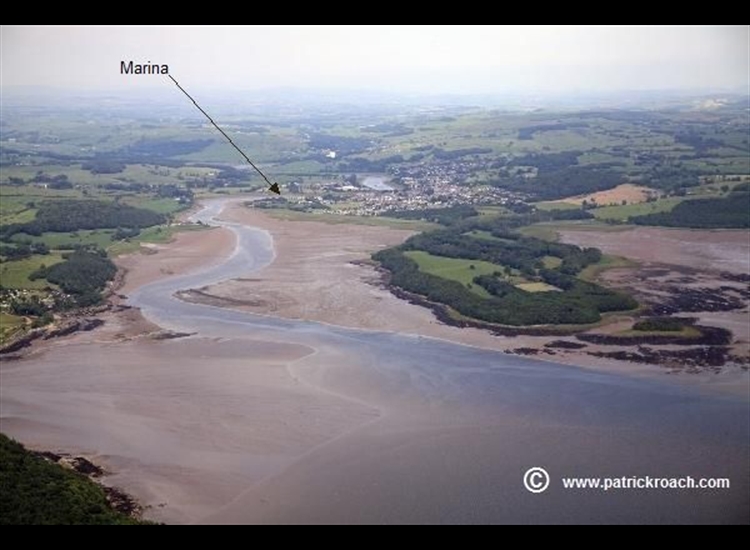 Entrance to the River Dee leading to Kirkcudbright