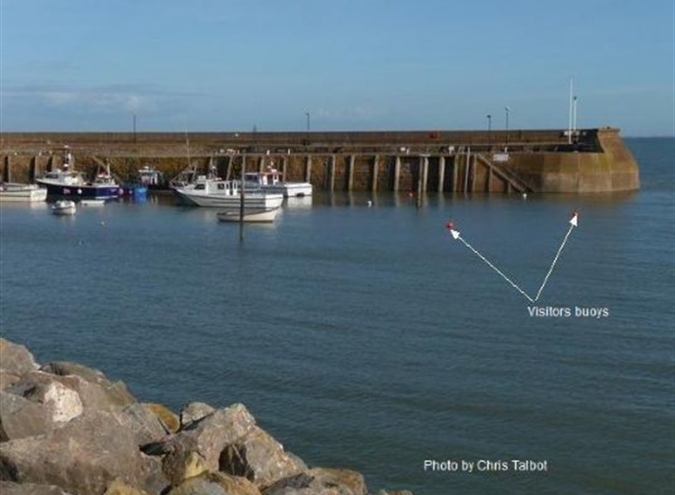 1. Minehead harbour wall.