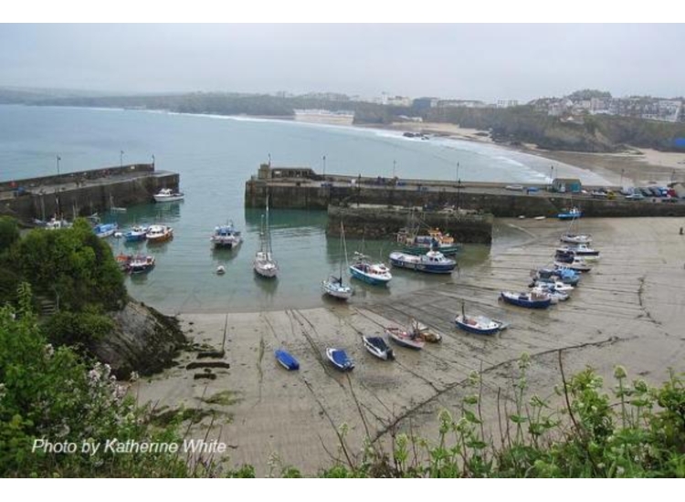 Newquay Harbour looking out towards the East.