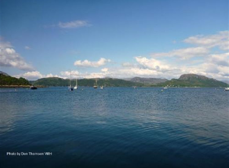 3. Looking back down the entrance fairway into Plockton