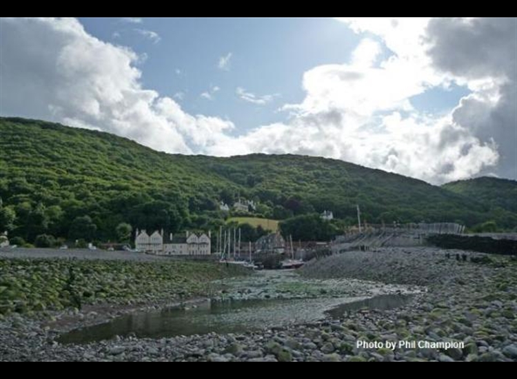 2. Porlock Weir from seawards at LW