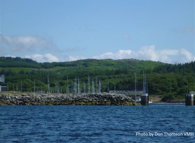 Portavadie entrance from the West