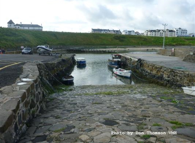 Portballintrae Old Harbour and slip