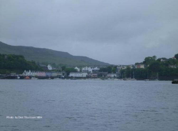 4.  Portree Anchorage at first sight
