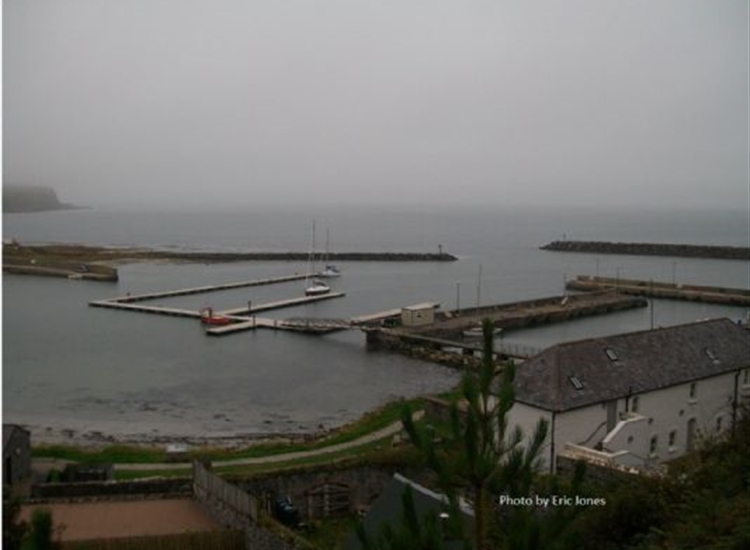 Rathlin harbour pontoons