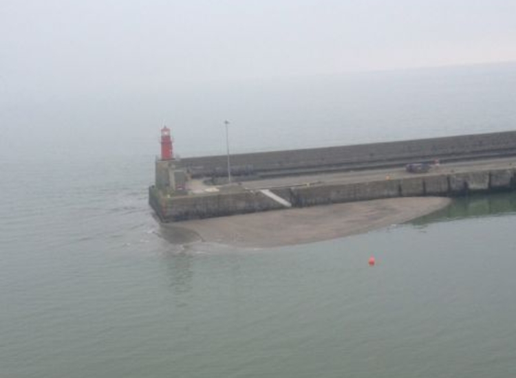 Sandbank developed off No4 berth, Europort