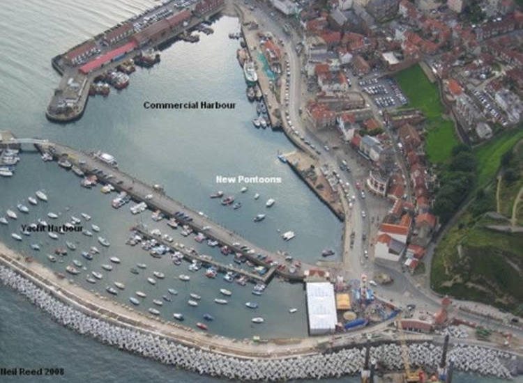 Aerial Photo of Scarborough Harbour
