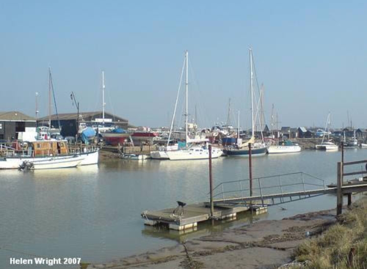 Boatyard Moorings, Visitors moorings a bit further on from here