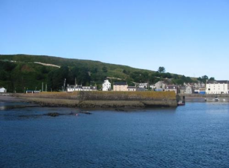 South harbour wall protecting the inner harbour