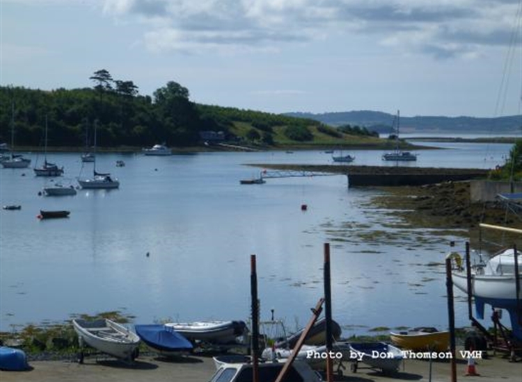 Ringhaddy Moorings looking South East