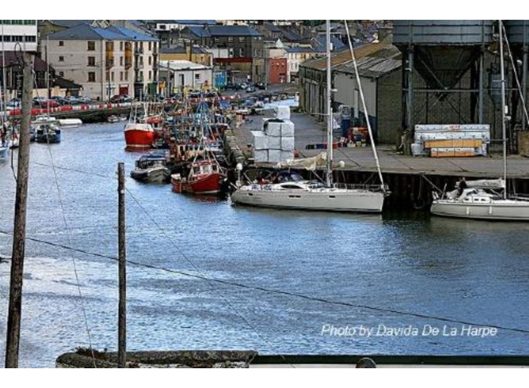 Wicklow Inner Harbour looking upriver