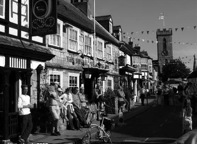 Old Gaffers outside The Bugle