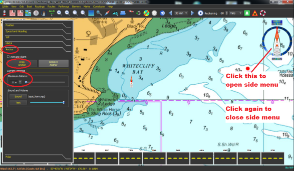 Getting Started 2a: Anchor Alarm