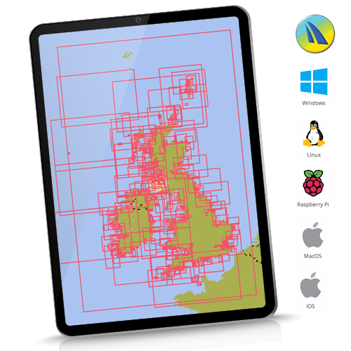UK and Ireland - Cross Platform Charts for qtVlm