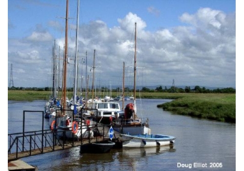Preston, Docks, Marina, River Ribble and River Asland (or Douglas)