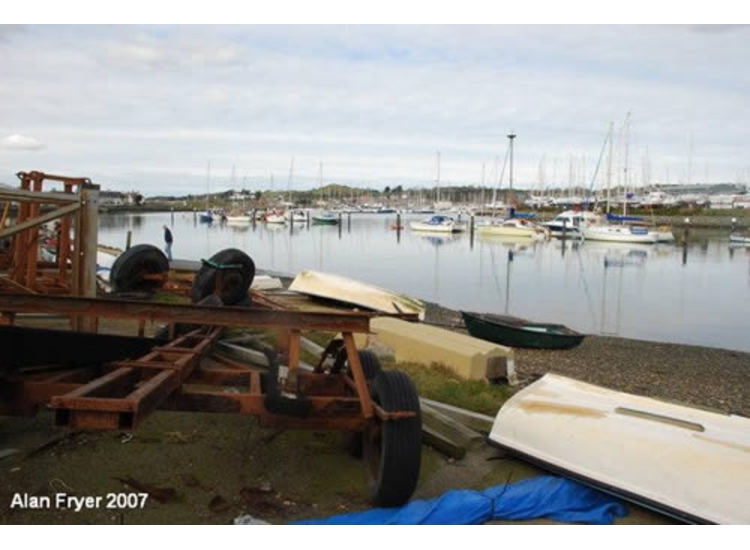 2.Approach to the Marina, Channel is Far Side of the Moored Boats