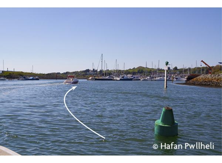 6. Pass the second harbour tide gauge