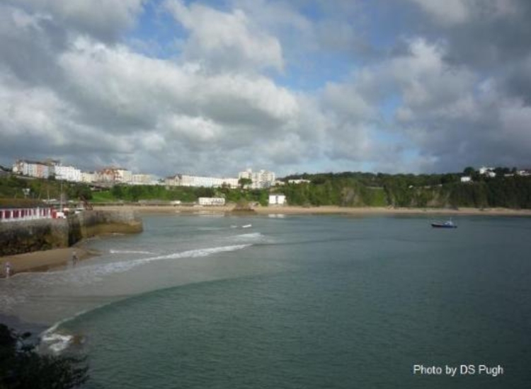 Tenby Pier at Low Tide