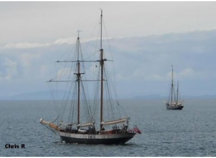 Tallships leaving Whitehaven